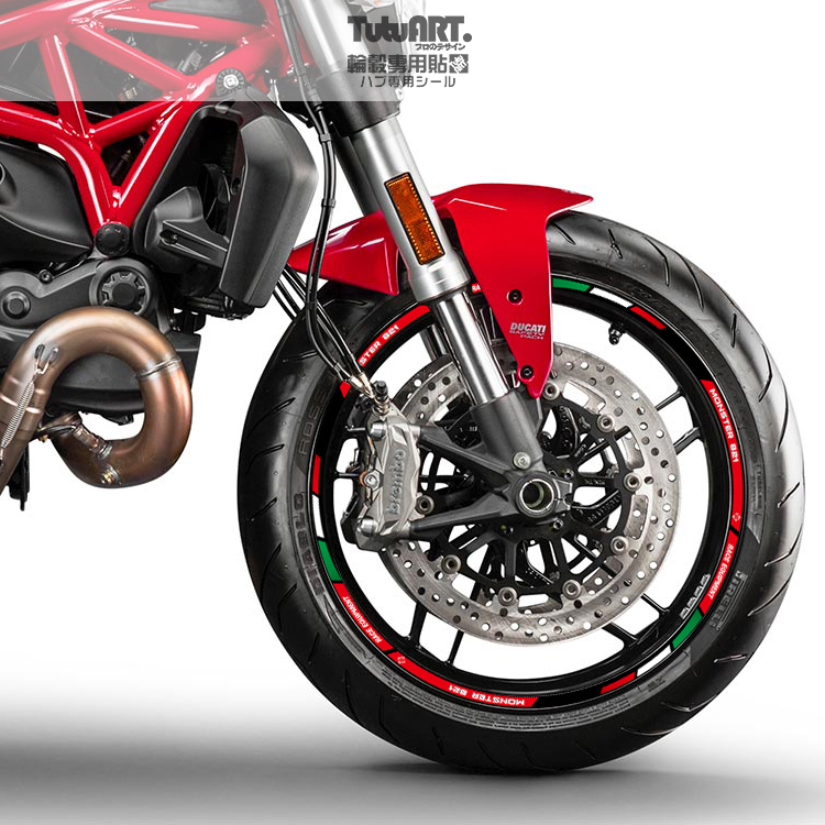 TUTU圖圖車貼 定制DUCATI821车系用轮毂贴 MONSTER个性轮圈反光贴|ruв категории мотоцикл/оборудование/аксессуары, декоративный РЕМОНТ МОТОЦИКЛОВ, наклейка/маска - от Buy2taobao.com для оказания профессиональной услуги покупки агента Taobao