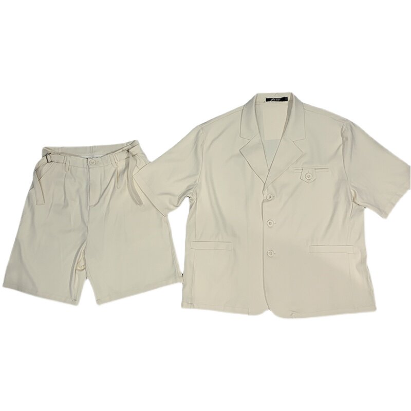 夏季韩版男ins网红西装潮流宽松短袖西服短裤套装A369-TZ005,男装西服,电商B267