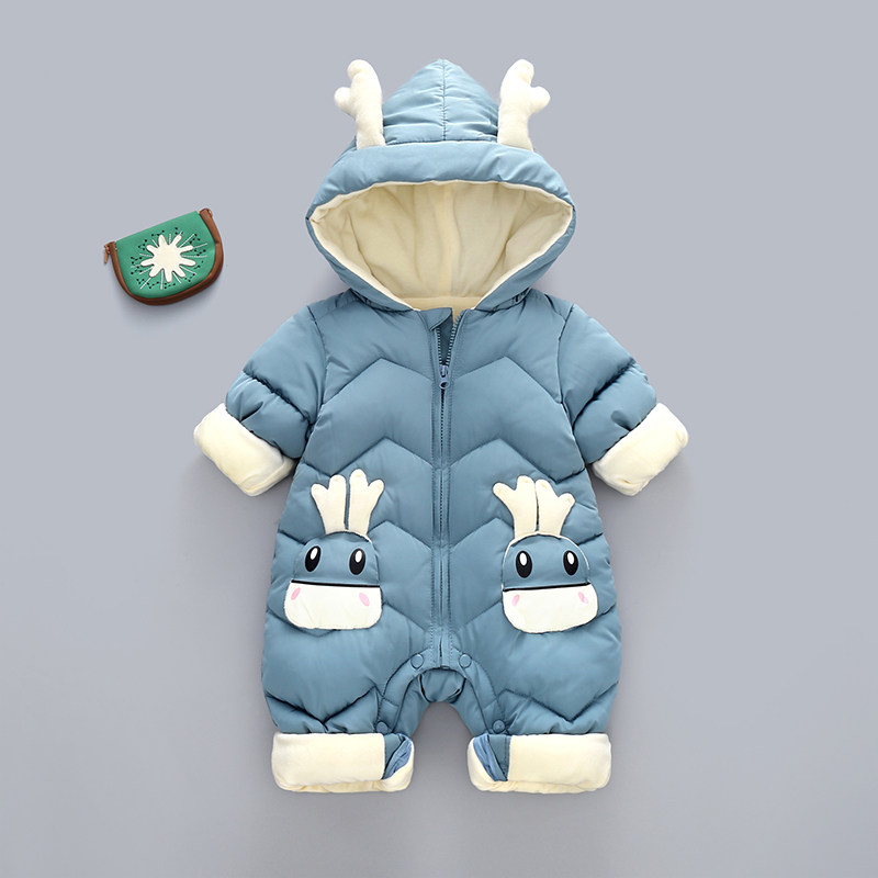 宝宝套装新婴幼爬服外出连体抱衣图片