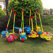 儿童手推飞机学步推推乐玩具宝宝1岁2一推着走 学步车小推车婴儿