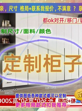 定制衣柜1.65米高儿童1.02米低小柜子110cm宽1米51米高双开门矮款