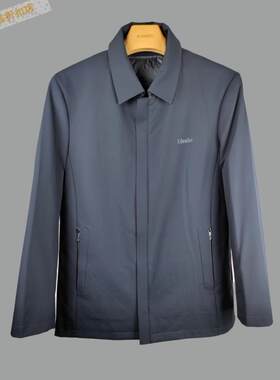 E214026573爱登堡男装2021年冬装新款翻领白鸭绒羽绒服外套