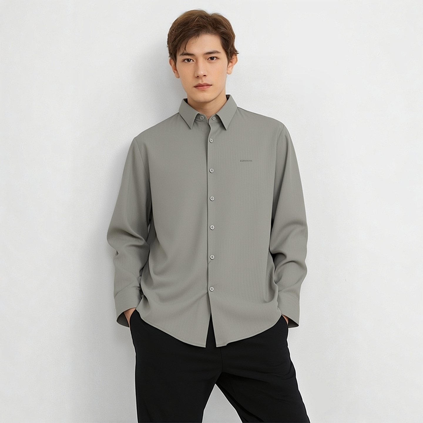 S256074551爱登堡edenbo男装专柜正品秋季新款长袖衬衫