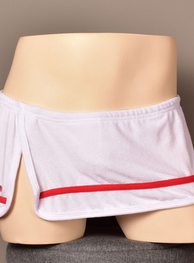 SEOBEAN希宾男士围裙家居裤时尚潮流情趣毛巾内裤平角内网纱三角