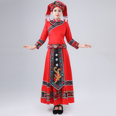 广西壮族服装 成人壮族 女三月三民族演出服饰少数民族苗族彝族服装