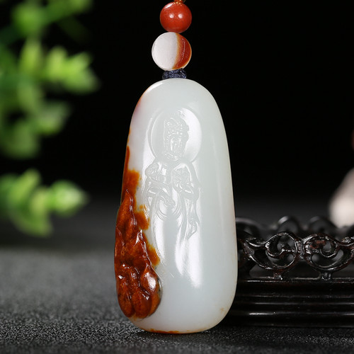 36.26克带证书玉牌籽料挂件