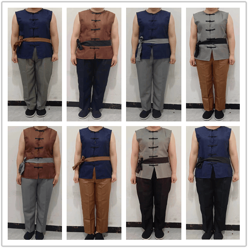 民国工人衣服无袖马甲唐装马褂车夫服装码头苦工上海滩黄包车衣服