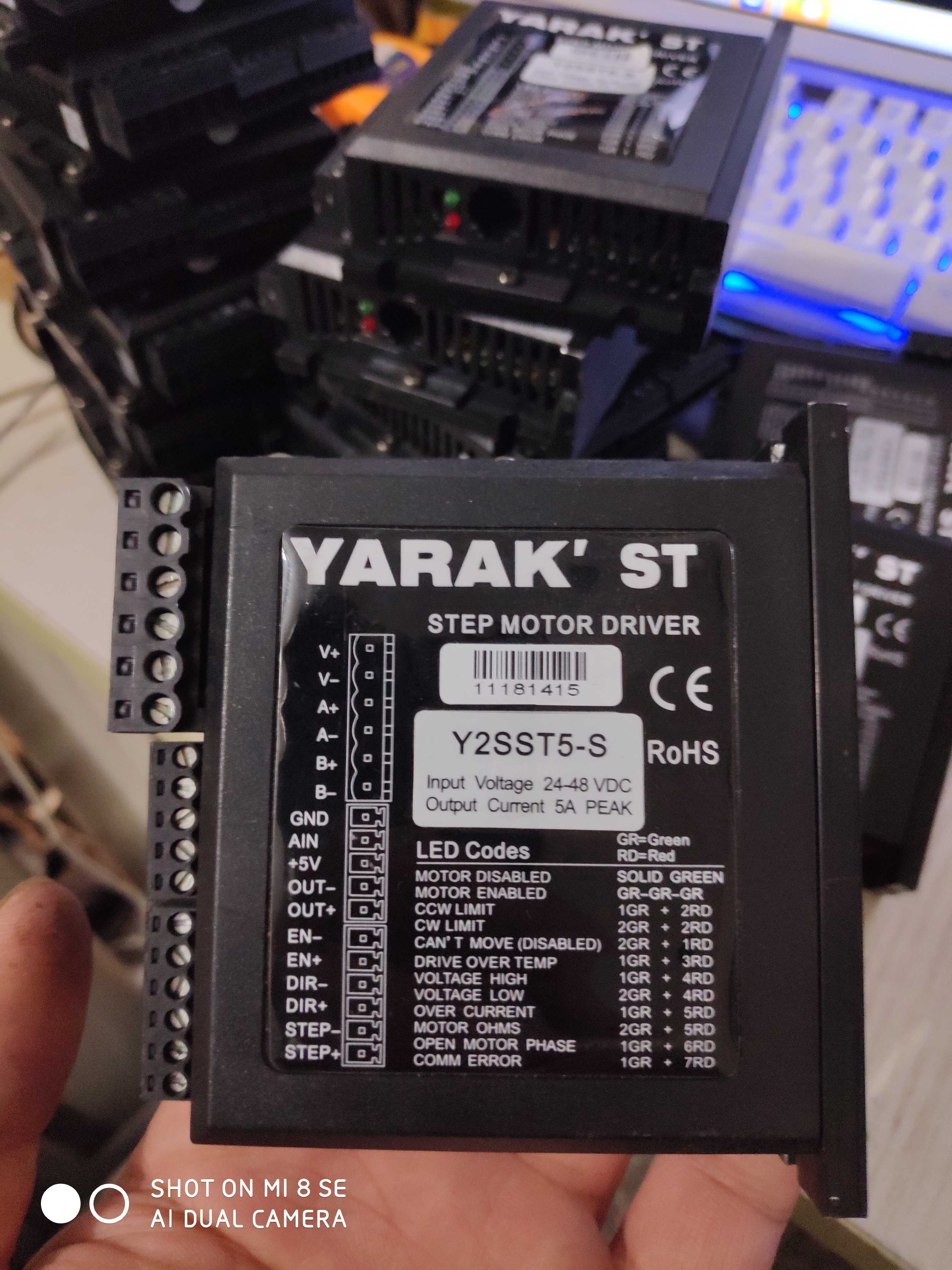 鸣志moons yarak st步进电机驱动器两相直流msst5-s信浓y2sst5-s