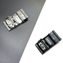 自动扣男士 扣头高档次合金吸磁铁石滑道单头卡扣皮带扣头特加厚卡