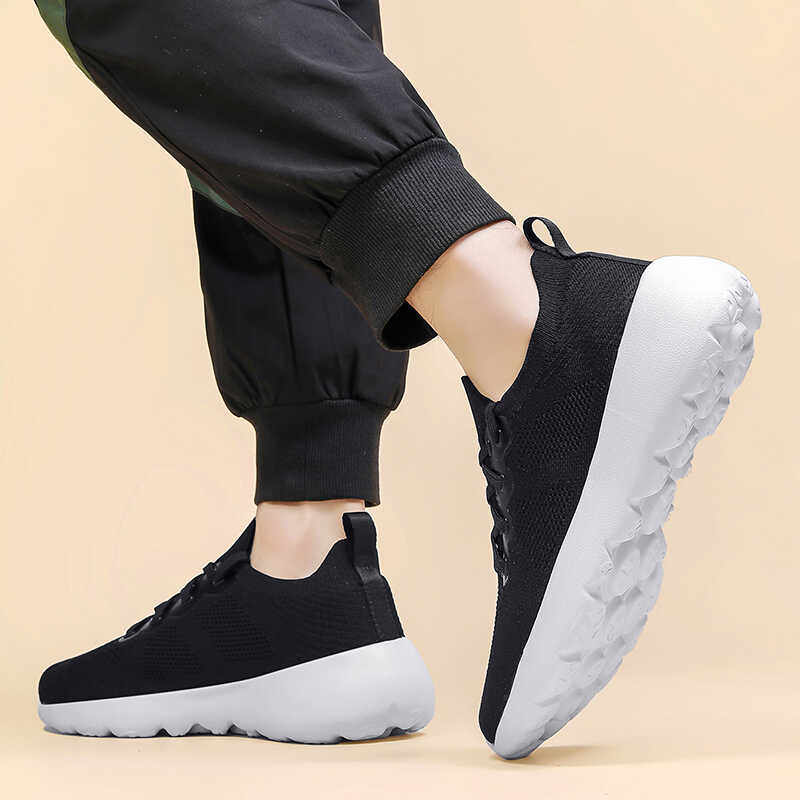 多走跑走路鞋秋季网面运动鞋女轻便软底减震跑步鞋子百搭休闲潮鞋