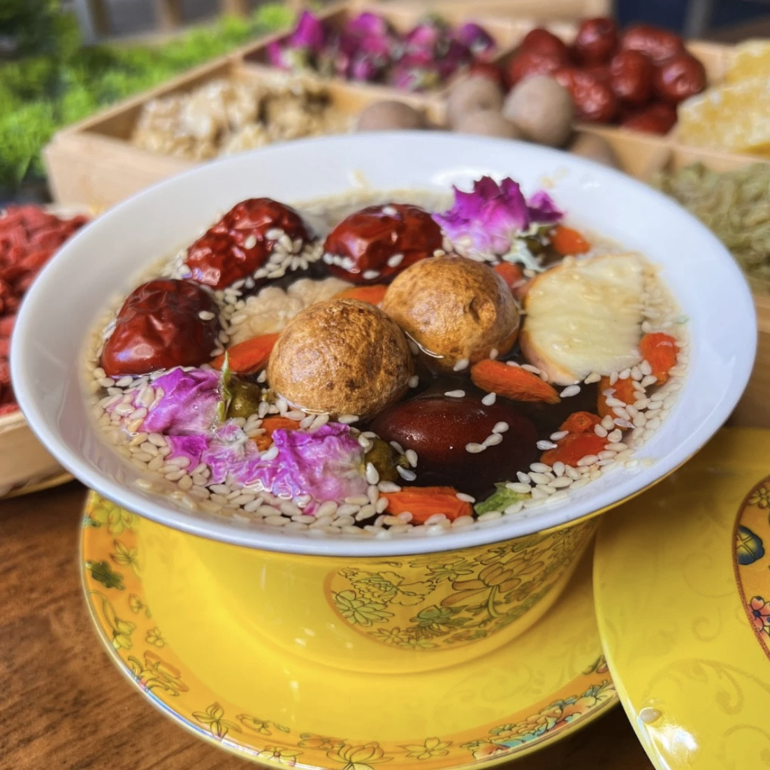 围炉煮茶宁夏八宝盖碗茶兰州三炮台13种配料12袋装手工西北罐罐茶