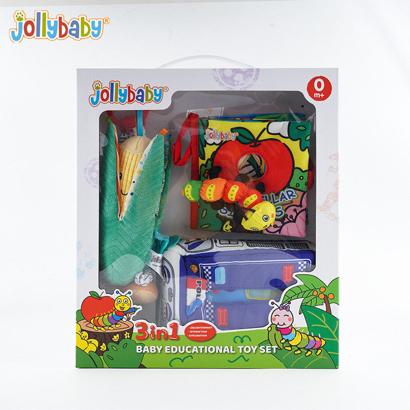 jollybaby新生儿见面礼套装安抚婴儿车床挂件宝宝益智玩具礼盒,玩具/童车/益智/积木/模型,宝宝布书/撕撕书/忙碌书,淘宝优惠券,粉丝福利购,淘宝优惠卷