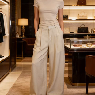 女生直筒百搭休闲裤 2026新款 LJ0A00000951 西施姐姐推荐