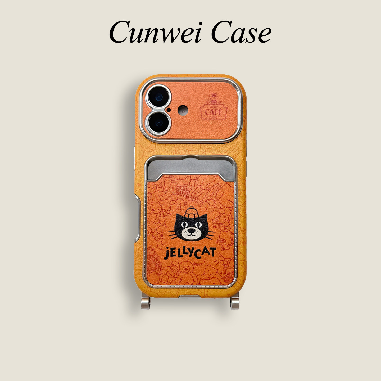 适用iphone17promax手机壳可爱卡通猫咪苹果16新款15卡包14pro女款13超火15promax大视窗皮纹防摔保护套,3C数码配件,手机保护套/壳,淘宝优惠券,粉丝福利购,淘宝优惠卷