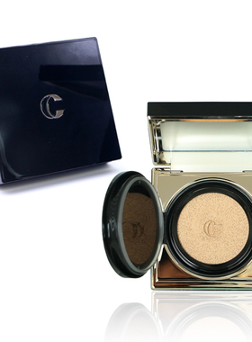 卡姿兰黑曜沁肌气垫粉底液 粉底霜 提亮肤色送替换粉芯 遮瑕保湿