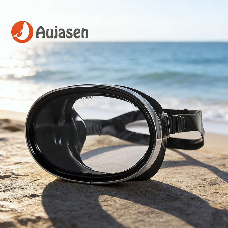 高清防水防雾潜水镜液态硅胶钢化玻璃游泳潜水面镜渔民潜水眼镜