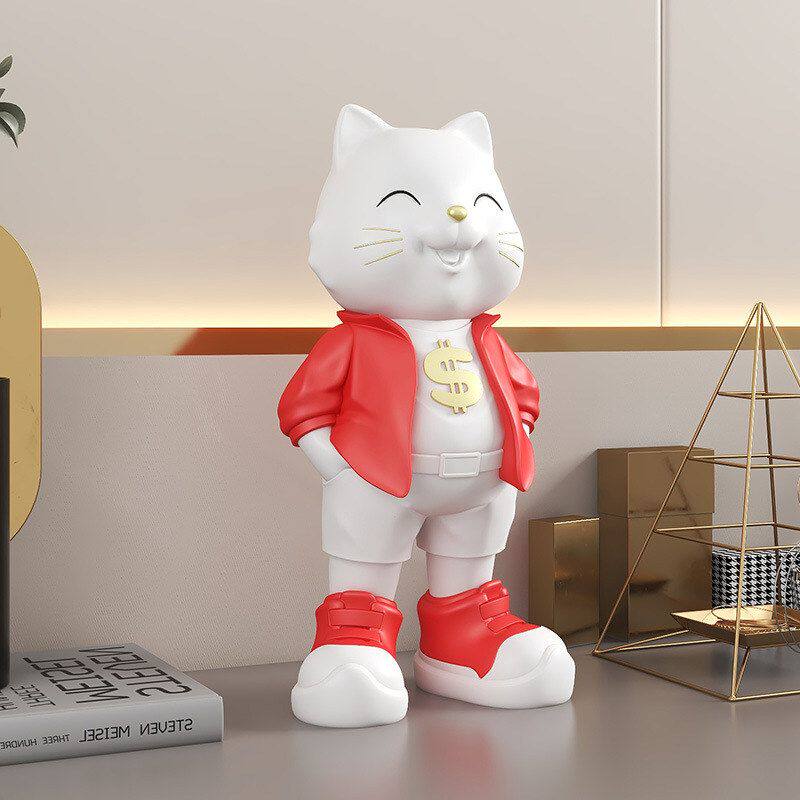 之喜招财猫乔迁礼物家居新居新房