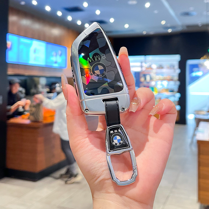 适用于25款宝马新5系钥匙包套全新3系五系X5X3X1X2x6x7钥匙扣壳26