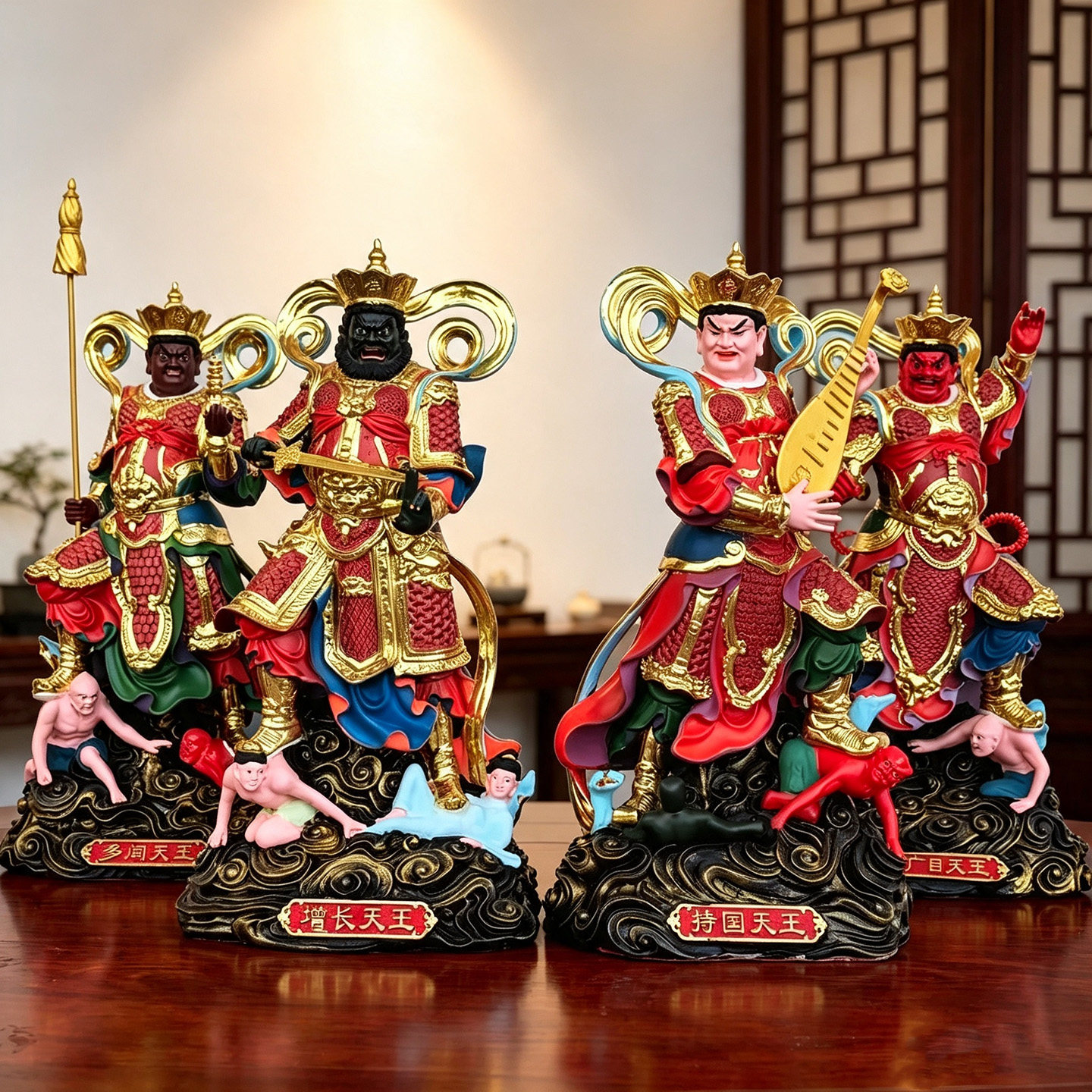 四大天王神像树脂广目天王 持国天王增长天王多闻天王树脂佛像