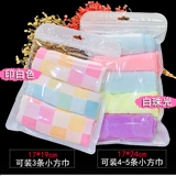 Средство детской гигиены для умывания, полотенце, носовой платок, упаковка, марлевый высококлассный прозрачный слюнявчик, сумка, 100 шт