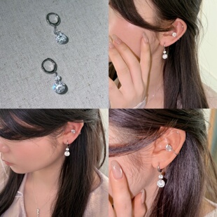 hucares「大女主」高定超闪耳饰进口2克拉锆石精致轻奢耳环耳坠