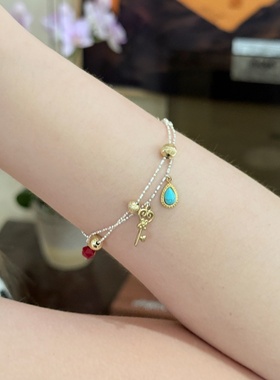 hucares「时光叠叙」原创多层意式复古金银撞色手链高级感配饰