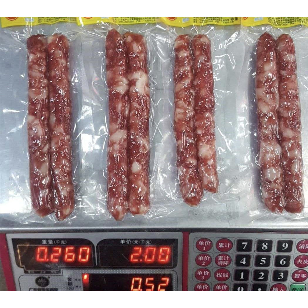 广东黄埔广式腊肠/广东香肠/腊肉咸香腊肠真空包装/实惠/实用