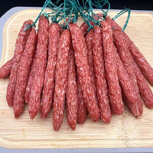 广式全瘦腊肠特瘦加瘦广味广东瘦肠黄圃香肠腊肉咸甜味瘦肉肠散装