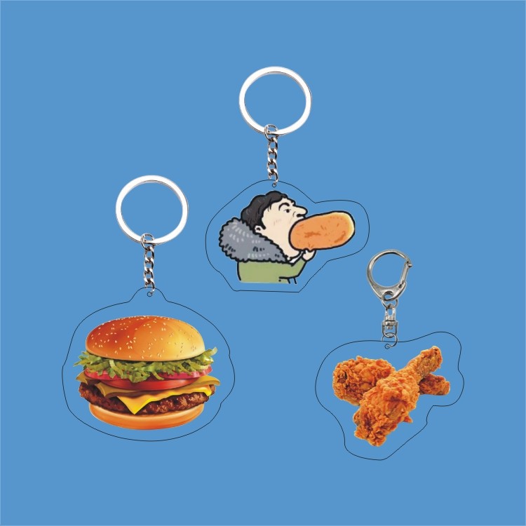 定制溫州透明亞克力漢堡食物形挂飾立牌 球鞋運動張藝興BTS鑰匙扣在類目 節慶用品/禮品, 創意禮品, 鑰匙扣中 - 來自Buy2taobao.com提供專業的淘寶代購服務