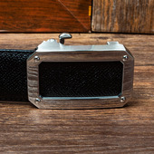 316不锈钢皮带扣头男士 平滑扣3.5cm腰带配件卡槽内穿自动扣裤 带扣