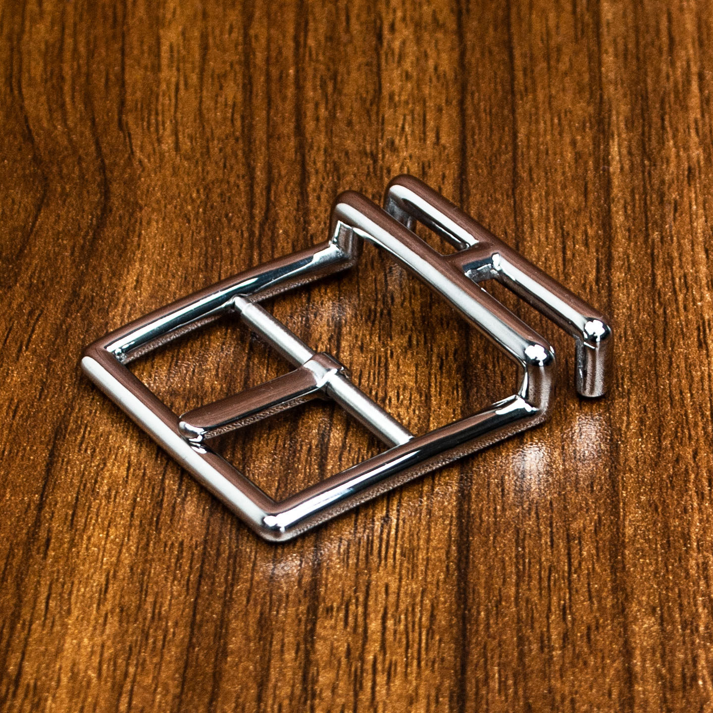 新款男皮带扣不锈钢针扣头32mm宽H字母日字针扣裤带头腰带扣银色