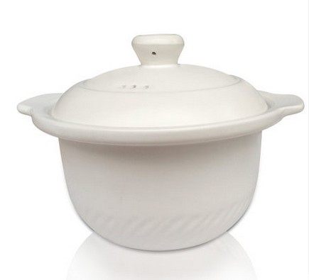 midea/美的电炖锅4l波纹白陶瓷