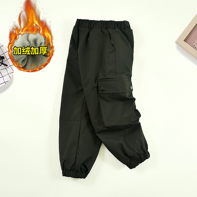 长裤加绒春秋裤子工装裤