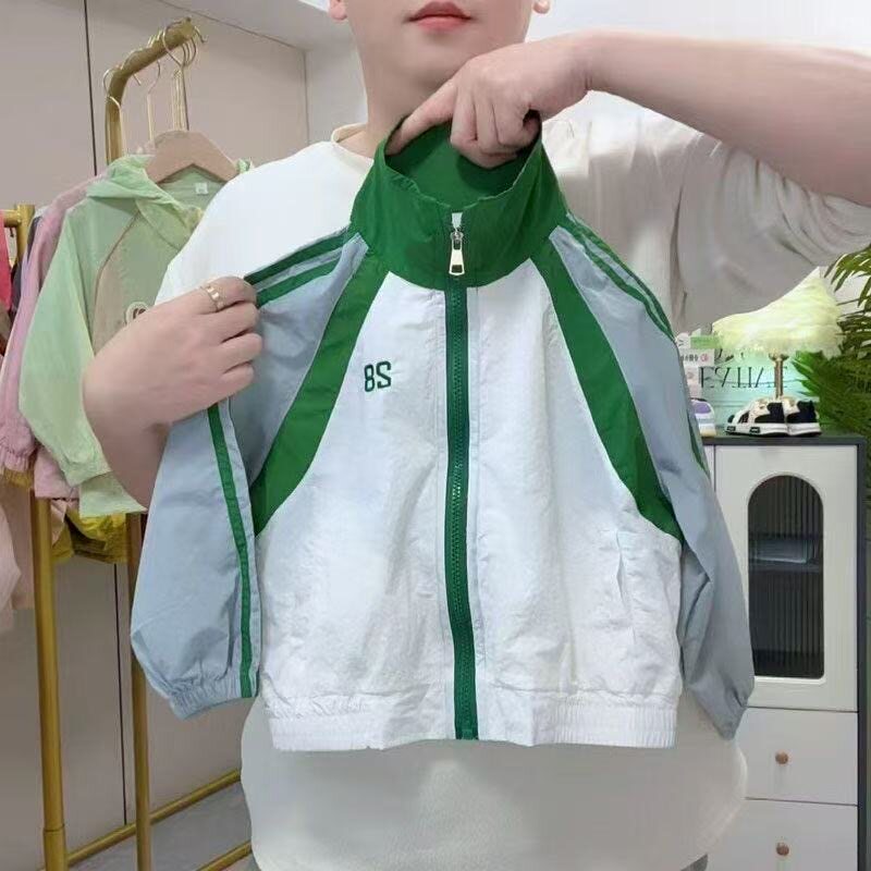 童装儿童防晒衣男童夏季透气防晒服轻薄外套青少年皮肤衣夹克