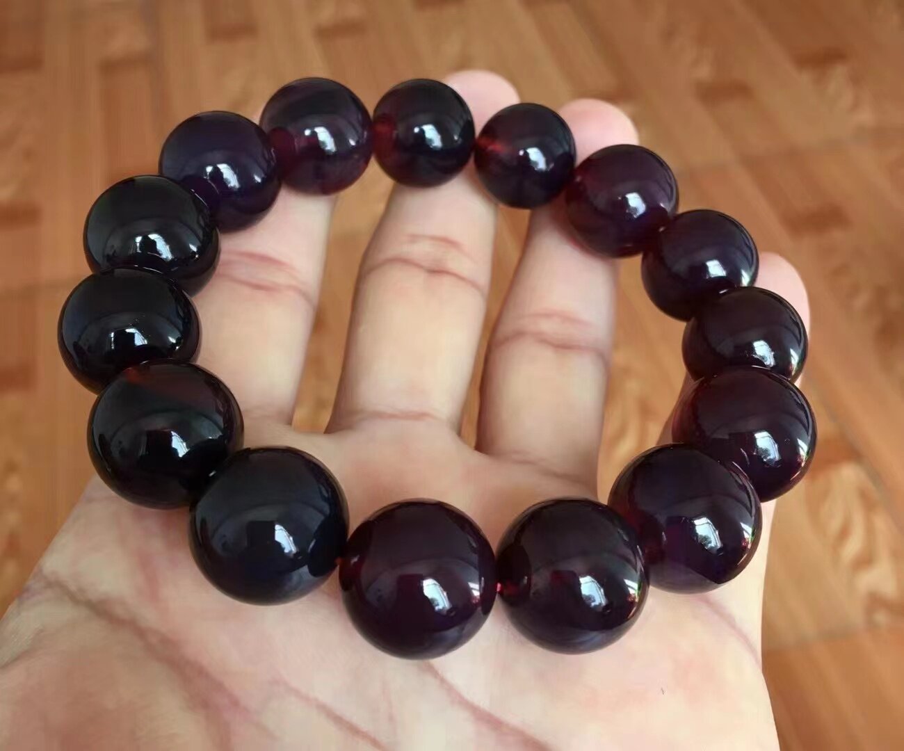 男女士节日礼物精品纯天然缅甸琥珀紫罗兰手串时尚原创设计新颖朱