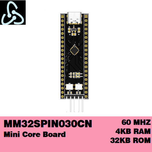 【电机控制器】中国上海灵动微MM32SPIN030CN最小核心板