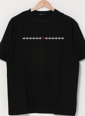 笑里藏刀 无中生有 苦中有乐T恤哈哈男女同款夏季休闲纯棉短袖潮