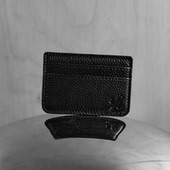 压印LOGO JCAESAR 薄强磁 磁吸卡包 头层牛皮双层卡槽 CARD PACK