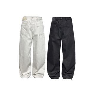 弯刀裤 JCAESAR 保暖解构 内里磨毛亲肤 型 DENIMS反做香蕉牛仔裤