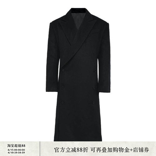 JCAESAR羊毛人台大衣100%绵羊毛