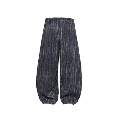 JCAESAR瀑布打褶弯刀裤