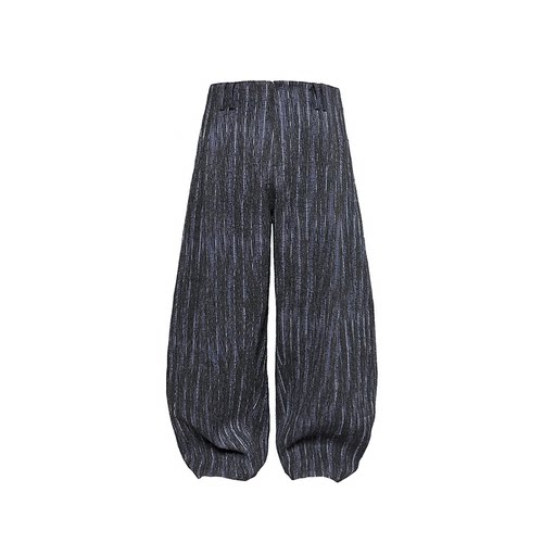 JCAESAR瀑布打褶弯刀裤