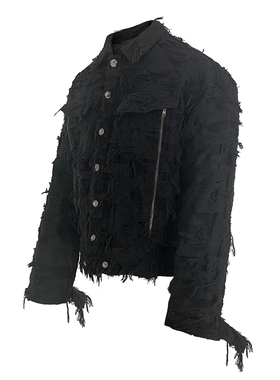 JCAESAR 23FW Mummified Jacket 木乃伊夹克外套小众设计流苏破坏