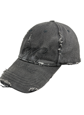 JCAESAR WASHED LOGO CAP 做旧鸭舌帽 刺绣Logo 重水洗 磨破 深顶