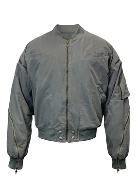 JCAESAR DOUBLE ZIPPER MA1 JACKET 双拉链cleanfit飞行夹克外套