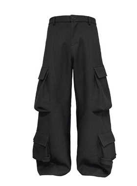 JCAESAR POCKET CARGO 多口袋新工装长裤 弯刀结构廓形 绳结肌理