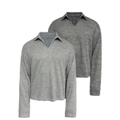 WHEAT SLEEVE 麦穗V领长袖 JCAESAR 特殊拼色肌理 亲肤百搭毛衣