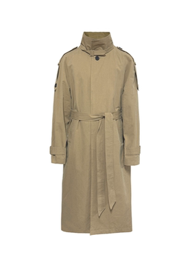 JCAESAR TRENCH COAT系带肩袢风衣 卡其色高密面料 长肩袢 微宽松