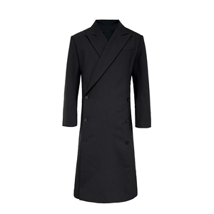 JCAESAR DRESS COAT 收腰人台大衣 双排扣 垫肩 西装面料 弯刀袖