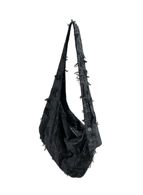 JCAESAR MUMMY BAG 木乃伊流浪包 定制流苏菱形纹面料 尖弧结构